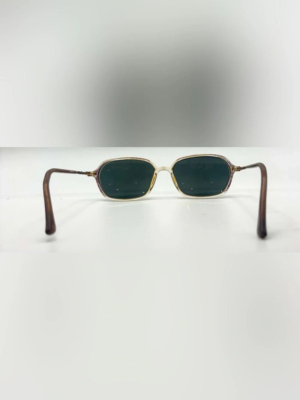 EN3655S Brown Oval Sunglasses Frames Only